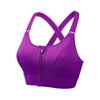 Sujetador Deportivo con Cremallera Frontal Amplia y Grasa Extra, Transpirable a Prueba de Impactos, Chaleco Deportivo sin Aros, Ropa Interior para Yoga Espalda para Mujeres