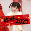 2027 Año de la Oveja Estilo Nuevo Accesorios para Fotos Banderas de Mano Banderas de Mano Decoración de Ambiente para la Nochevieja Accesorios