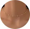 Chapado en cobre oro 14K perla perla pulsera aretes collar tres piezas simple versátil perla cadena clavícula en stock