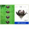 Corrente de Chuva Villa Roxa, Corrente de Chuva para Beirais Estilo Japonês, Corrente de Drenagem, Corrente Guiadora de Água para Pátio, Canalizador de Água para Calha, Corrente de Chuva de Liga de Alumínio