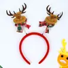 Nueva Hebilla de Cabeza con Astas Luminosas de Múltiples Estilos Navideños Decoración de Diadema Navideña Hebilla de Cabeza para Regalo de Navidad Diadema