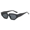 Artículos de fábrica 2024 nuevos gafas de sol de moda europeas y americanas ojo de gato irregulares estilo de celebridad de Internet gafas de sol de montura pequeña para mujer Venta al por mayor