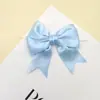 Decoración de Regalo Transfronteriza de 3.8cm Lazo de Cinta de Poliéster Accesorios para Ropa Lazo Doble Capa Cola de Golondrina