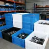 Caja de plástico para facturación de la UE, caja logística grande de la UE, caja de plástico para facturación con tapa, caja de material, caja de almacenamiento de piezas de fábrica de piezas de automóvil