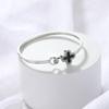 Pulsera de Trébol de Cuatro Hojas Incrustada con Diamantes para Mujer, Estilo Ins Transfronterizo, Exquisita, Versátil, No se Desvanece, Venta al por Mayor desde la Fábrica de Origen
