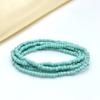 Cadena Corporal Transfronteriza Europea y Americana con Cuentas de Vidrio, Cadena de Cintura de Joyería Hecha a Mano Elástica con Accesorios de Colgante de Pez Mano Mágica a la Moda