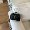 Bolsa Caixa Padrão Trançado Retrô de Alto Acabamento Nova Moda Primavera Bolsa Simples de Mão Ombro Transversal Bolsa Lancheira