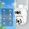 Cámara Binocular Inalámbrica HD ICSEE Teléfono Móvil Remoto Visión Nocturna a Todo Color Máquina de Bola Exterior A25 Monitor Inteligente
