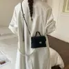 Bolsa de Mão Pequena Quadrada Acolchoada Única para Mulheres 2026 Novo Modelo Bolsa Transversal de Corrente Versátil Simples Bolsa de Ombro Estilo Chanel