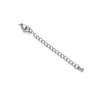 Corrente Extensora Atacado Aço Inoxidável 18K Gravada Corrente de Cauda 5cm Conjunto com Fecho Lagosta Acessórios para Colar Pulseira Joias