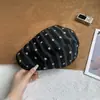 Gorra de Visera Rayas Estrellas Estilo Retro para Mujer Primavera Otoño Moda Cara al Descubierto Gorra de Periodista Diaria Gorra de Artista Pintor Sensación de Alta Gama