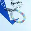 Huayang Macaron Cordón de Teléfono Colorido Correa de Muñeca Anti-Pérdida de Gama Alta Llavero Colgante para Bolsa Venta al por Mayor