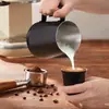 Jarra para espumar café estilo Binco com bico pontudo, utensílio profissional de aço inoxidável para armazenamento para espumar leite