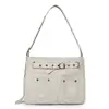 2024 Nueva Bolsa de Mensajero Transfronteriza Moda para Mujeres de Mediana Edad Bolso de Temperamento Cuero Suave Gran Capacidad Multicapa Bolso de Hombro