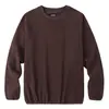 Sudadera de Polar Cálida de Color Sólido Versátil con Cuello Redondo Nueva para Otoño/Invierno 2026 para Hombre, Sudadera Cálida de Polar Casual para Usar en Capas o Como Prenda Exterior