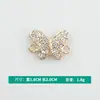 Atacado do Fabricante Novos Brincos Pingente de Borboleta de Liga Ponto Diamante Pingente Chave Colar Pingente Joias Acessórios DIY