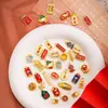 Accesorios DIY para Bisutería de Cuentas Gradiente Multicolor Estilos Diversos Moda Sencilla Cuentas Sueltas Pulsera Kit de Materiales Hecho a Mano