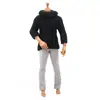 6 pontos soldier babi 11,5 polegadas brinquedo de suéter para homens e mulheres vestível boneca super modelo roupas de vestir malha