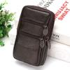 Bolsa de Cintura para Celular em Couro Sintético para Homens, Porta-Celular de Cinto, Capa de Celular de Couro para Idosos, Adequado para Trabalhar em Canteiros de Obras