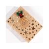 Caja de regalo premium para regalo de Navidad, papel kraft impermeable, regalo de floristería, papel de regalo de flores de fruta Ping An, papel festivo