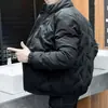 2024 Nueva Chaqueta de Plumón de Pato Blanco Moda de Invierno para Hombre Cálida Corta Cuello Alto Casual Ligera Versátil Abrigo
