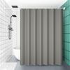 Cortina de Ducha Nueva de Color Sólido Lisa Impermeable y a Prueba de Moho Popular Transfronteriza Artículos de Uso Diario Cortina de Baño sin Perforaciones para Bañarse
