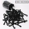 Cuerda para el cabello japonesa y coreana para adultos jóvenes, banda para el cabello, banda de goma de alta elasticidad para niños, cuerda para el cabello negra para mujer, cuerda para el cabello enlatada al por mayor