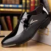 Zapatos de Cuero para Hombre Talla Grande 48 con Acabado de Alta Gama, Zapatos de Boda Puntiagudos Estilo Británico, Zapatos de Cuero Formales de Negocios Transpirables para Hombres Jóvenes