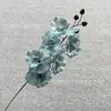6 Cabeças de Orquídeas Borboleta, Orquídeas de Seda, Decoração de Quarto de Casamento, Acessórios de Cabelo, Flores Artificiais, Arranjos de Flores para Cerimônia, Arranjos de Flores para o Corredor