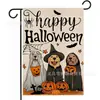 2026 Bandera de Jardín de Halloween Nueva Producto Transfronterizo Más Vendido Serie Cuervo Fantasma Calabaza Bandera Decorativa para Patio Jardín