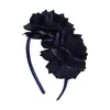 Cross-border New Children's Headwear Festival Performance Flower Hairband Estilo coreano em meninas Rose Headband Acessórios para cabelo 293