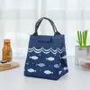 Bolsa de mão para atacado bolsa de almoço peixe música céu bolsa térmica piquenique ao ar livre térmica conservação do frio bolsa de gelo bolsa de almoço