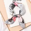 Pañuelo cuadrado pequeño de satén 50 para mujer primavera, otoño e invierno, bufanda decorativa profesional para el cuello, bufanda fina