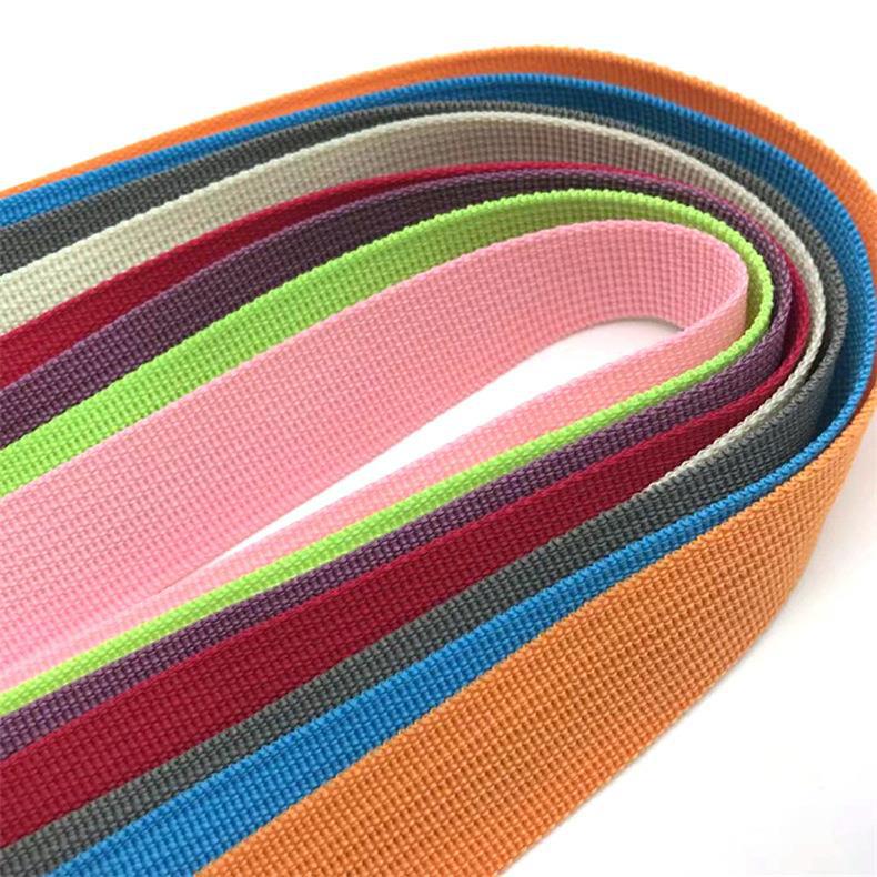 三丁厂家现货批发丙纶美国纹黑色织带PP材质加密加厚坑带箱包手