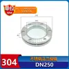 Visor de Vidro para Flange de Aço Inoxidável Material 304/316L, Visor de Vidro para Visor Hexagonal, Flange de Visor de Vidro de Aço Carbono