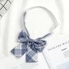 Camisa Uniforme Escolar Japonesa a Cuadros para Mujer Song Xiaoxia jk Corbata Flor Libre Informal Traje de Marinero Lazo
