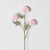 Bola de flores artificiales de crisantemo de ping-pong, flor artificial de crisantemo, material floral para bodas, flores de seda, decoración para salón de bodas, arte floral, guía de camino, fila de tierra, bola de cebolla