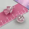 9 Tipos de Resina Luminosa Colorida con Purpurina Fina Colgantes de Hongo 3D Accesorios para Colgante de Pulsera Collar Llavero DIY