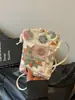 Bolsa Mini Balde de Alto Acabamento Fofa de Verão para Mulheres Novo Modelo 2026 Novo Estilo Chinês Bolsa Transversal Bordada para Celular
