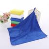 Toalha Quadrada de Fibra Infantil Limpeza de Cozinha Toalha de Poliéster Algodão Gancho de Jardim de Infância Pano Absorvente 40*40 Pano Doméstico para Limpar Mãos