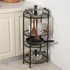 Soporte para tapa de olla de acero inoxidable, soporte para tabla de cortar, estante para tabla de cortar, estante para encimera de cocina, estante de almacenamiento para el hogar