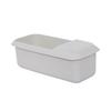 Caja de pasta de plástico cocina cocinar fideos caja de almacenamiento de plástico de doble propósito suministros de cocina aparatos traje caja escurridora