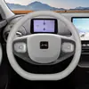 Funda para volante modelo 2025 JAC Yiw3, Edición Piña Negro Aire, especializada para modificación de interiores de coche, funda delgada para todas las estaciones