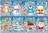 CM2309007 Dibujos animados para niños Lindo dibujo animado Papá Noel Rompecabezas interactivo para padres e hijos Pegatinas faciales DIY