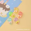 Accesorios de Resina Luminiscentes Molinillo de Viento Piruleta Decoraciones DIY Pegamento de Crema Funda de Teléfono Zuecos Pasador Pegatinas Decoración de Coche