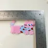 Pegatinas Acrílicas de Gato y Perro de Dibujos Animados Accesorios para Pinzas de Pelo Fundas de Teléfono Decoraciones para Zuecos Venta al por Mayor