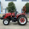 Maquinaria agrícola 604 tractor multifuncional de tracción en las cuatro ruedas para subir colinas, labranza rotatoria, arado y transporte