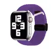 Adequado para pulseira apple iwatch apple ajustável trançada 8 pulseira apple fivela dobrável sucção magnética pulseira ultar