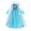2022 Nuevo Vestido Aisha Degradado Verde Mangas Primavera y Otoño Manga Larga Ropa Nueva Aisha Niñas