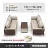 Juego de sofá y mesa de centro para oficina, diseño simple y moderno, adecuado para áreas de recepción y salas de reuniones de oficina, juego completo de muebles de oficina